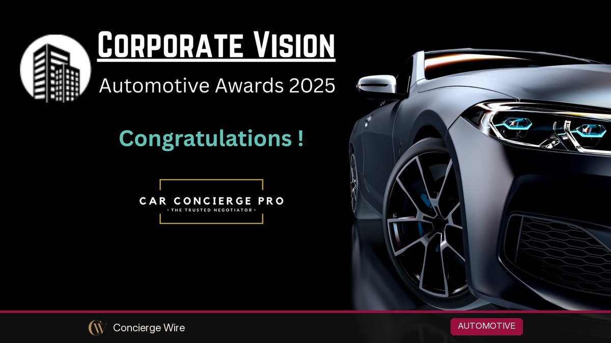 Car Concierge Pro - Corporate Vision Automotive Awards 2025
